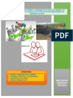 Comparación entre las leyes de residuos sólidos del Perú