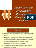 Quality Costs and Productivity: Measurement, Reporting, and Control