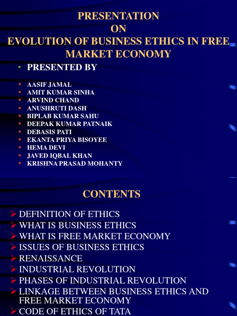Business Ethics in Free Markets | PDF | Business Ethics | Renaissance