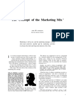 Borden 1984 The Concept of Marketing Mix