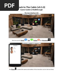 Back To The Cabin v0.5.0 - Game Guide PDF