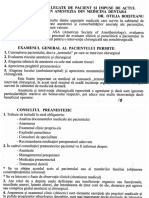 Particularitati În Anestezie (Medicina Dentară)