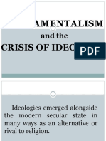Fundamentalism Crisis of Ideology: and The