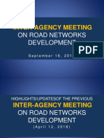 Inter-Agency Meeting On Road Networks Development