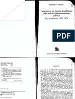 Norberto Bobbio - La Teoria de Las Formas de Gobierno