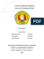 Makalah Manajemen Operasi Transportation