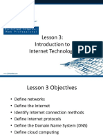 Lesson 3 Intro Internet Technology