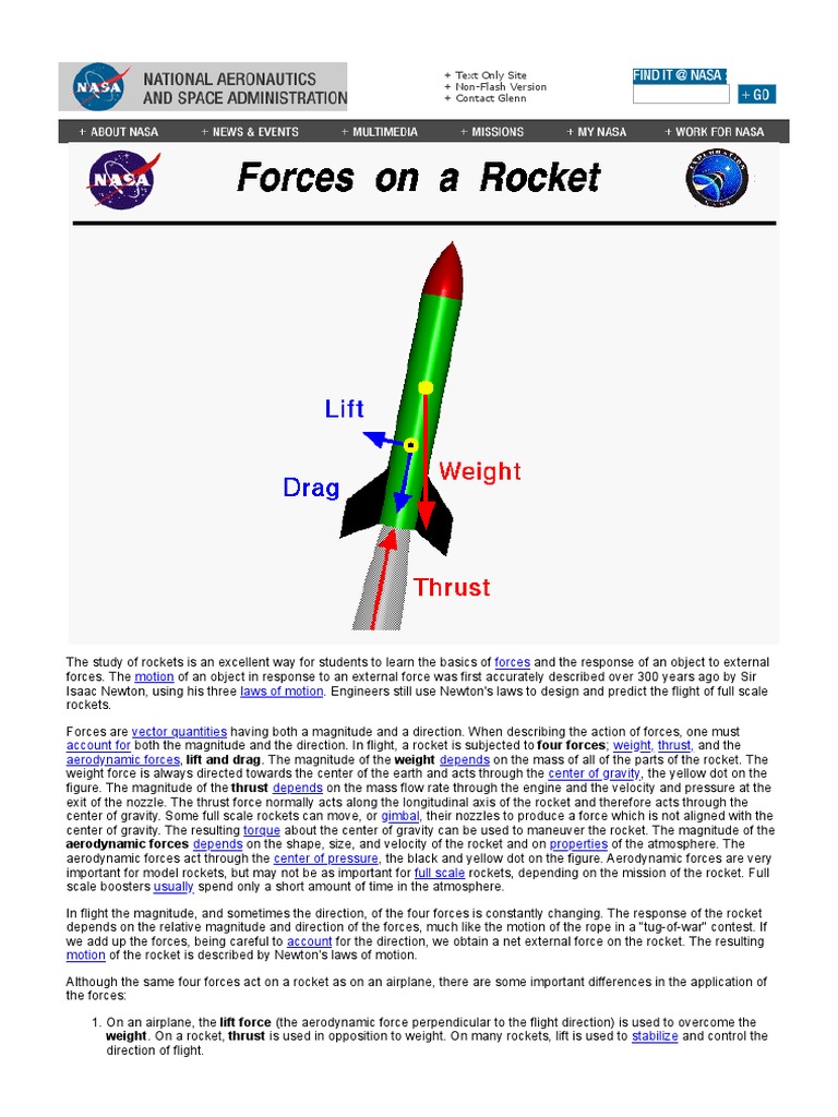 Forces Acting On A Missile While Passing Through Atmosphere PDF | PDF ...