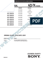 Sony kdl-22bx325 kdl-32bx325 kdl-32bx326 kdl-40bx425 Chassis Az2-Tk Level III PDF