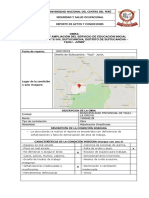 Report e Actos Condiciones in Segur As