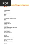 Electronics MCQ