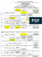 Final Time-Table - MBA II Yr Trim V