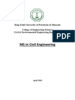 Master of Science in Civil Engineering PDF