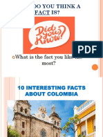 20 Interesting Facts About Colombia
