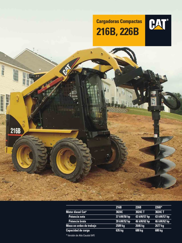 216bcat Ficha Tecnica PDF | PDF | Eje | Bomba