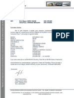 Carta de Caracteristicas Tecnicas