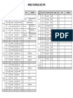 Weekly Schedule Aec STM: Ms. Iga Ms. Zahro Mr. Gunawan Ms. Kartika