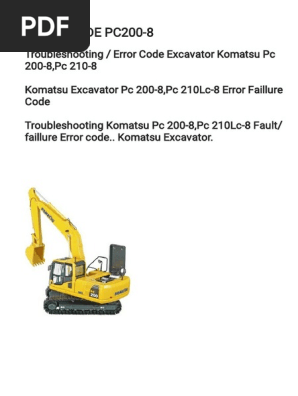 Pc0 8 Error Code Pdf Fuel Injection Engines