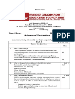 GB Scheme of Evaluation