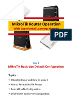MikroTik Router Operation