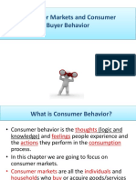 Consumer Markets and Consumer Buyer Behavior