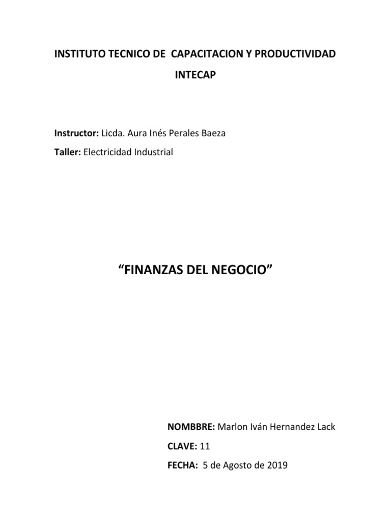 Finanzas para Negocios Exitosos | PDF | Bancos | Dinero