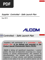 Supplier Controlled - Safe Launch Plan