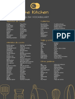 Vocabulario Cocina Ic Idiomas