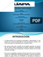 Tarea 1 de Derecho Procesal Civil II