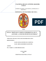 Universidad Nacional de San Antonio Abad Del Cusco: Escuela Profesional de Ingeniería Mecánica