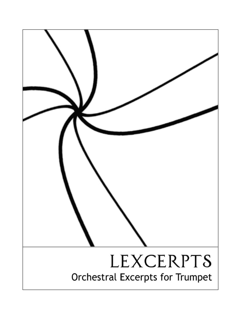 Lexcerpts Orchestral Excerpts For Trumpet v3.2 (US) PDF Johann