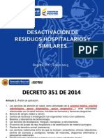 Desactivación de Residuos Hospitalarios