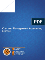 Dmgt202 Cost and Management Accounting