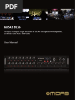 Midas Dl16: User Manual