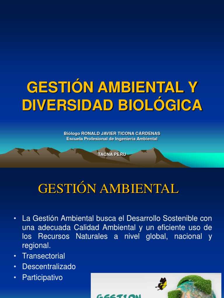 Instrumentos de Gestión Ambiental | PDF | Biodiversidad | Entorno natural