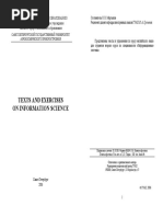 TEXTS AND EXERCISES ON INFORMATION SCIENCE