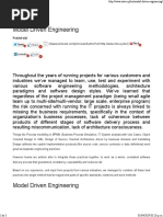 Model Driven Engineering