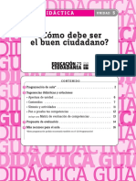 ¿Cómo Debe Ser El Buen Ciudadano?: Guía Didáctica