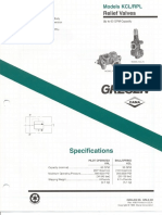 V80707 Gresen KCL-RPL Relief Valve Specifications