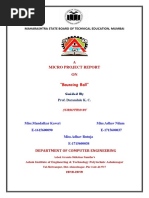 A Micro Project Report ON: Maharashtra State Board of Technical Education, Mumbai