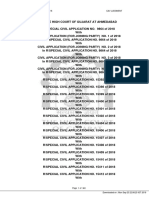 Gujarat HIgh Court - Bullet Train Judgment - September 19, 2019