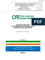 Especificacion para Levantamientos Topograficos CPTT DSS 00212 SE PDF