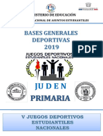 Bases Generales Deportivas 1 Primaria Juden 2019