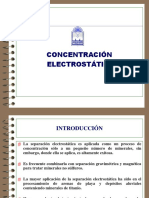 Separación electrostática minerales