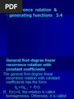 05 Recurrence Relation