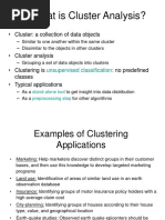 What Is Cluster Analysis?: - Cluster: A Collection of Data Objects