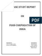 Case Study On Food Corporation of India