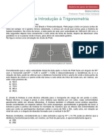 Materialdeapoioextensivo Matematica Exercicios Introducao A Trigonometria