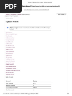 Cakewalk - Cakewalk Documentation - Keyboard Shortcuts PDF