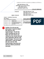 Section I - Installation Preparation Kit Contents General Applicability